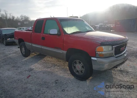 2002 GMC Sierra 1500 Sle z USA, uszkodzony, nr VIN 2GTEK19T721375040